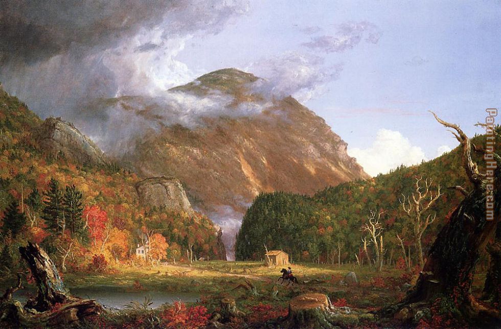 The Notch of the White Mountains (Crawford Notch) painting - Thomas Cole The Notch of the White Mountains (Crawford Notch) art painting